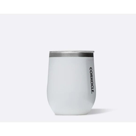 Corkcicle Classic Stemless Insulated Wine Tumber White - Picture 1 of 6